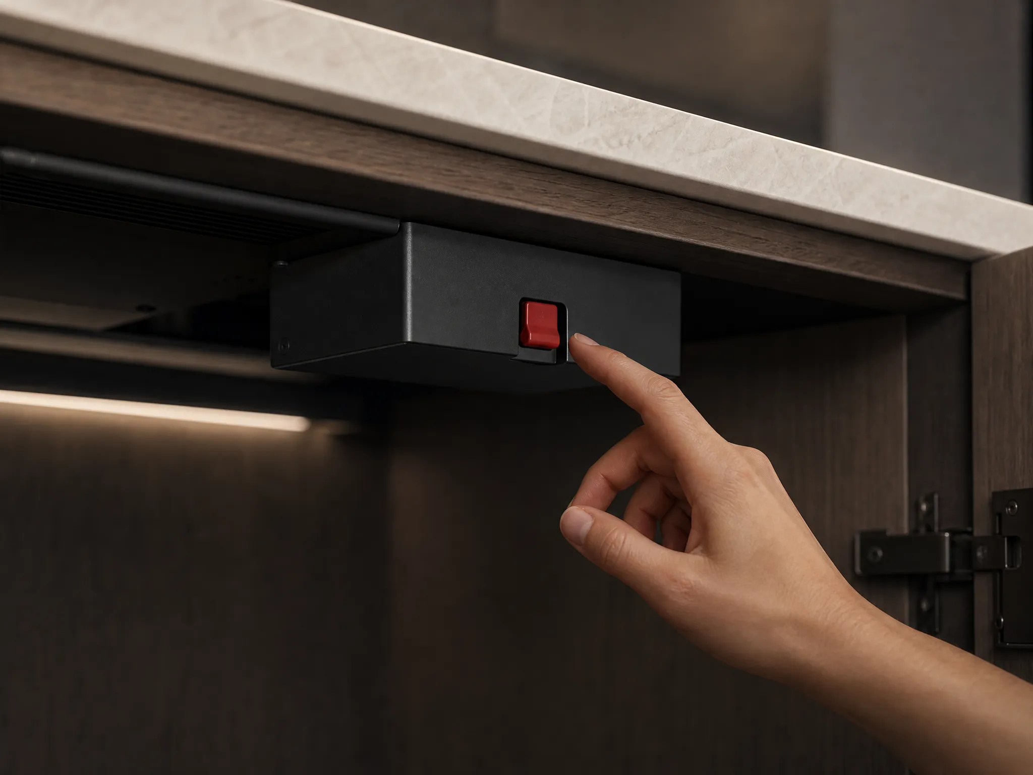 AUPE physical emergency shut-off switch